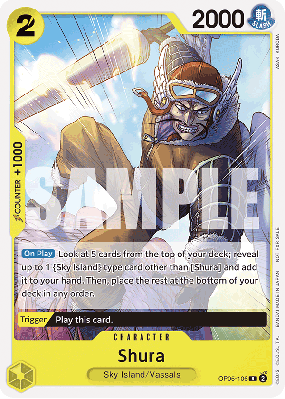 Carte One Piece Shura OP05-106 R PROMO
