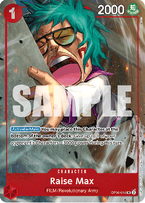 Carte One Piece Raise Max OP06-016 UC PROMO