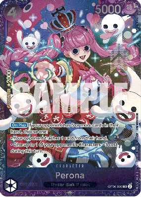 Carte One Piece Perona OP06-093 SR PROMO 1