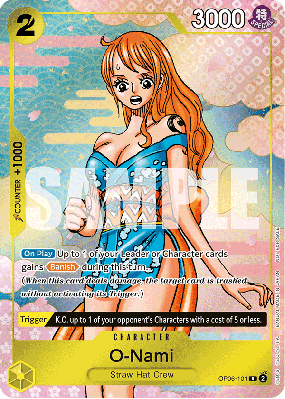 Carte One Piece O-Nami OP06-101 R PROMO 1