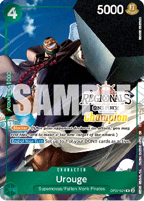 Carte One Piece Urouge OP07-021 R PROMO 3