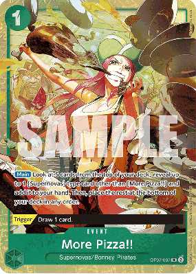 Carte One Piece More Pizza!! OP07-037 UC PROMO