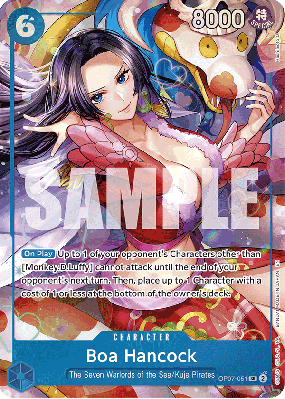 Carte One Piece Boa Hancock OP07-051 SR PROMO 1