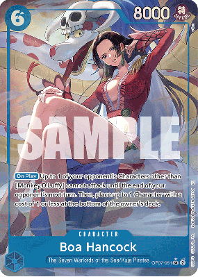 Carte One Piece Boa Hancock OP07-051 SR PROMO 2