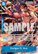 Carte One Piece Portgas D. Ace OP07-053 R PROMO 1