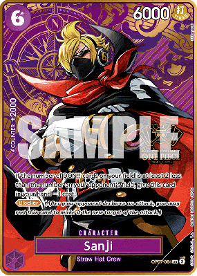 Carte One Piece Sanji OP07-064 SR PROMO 1