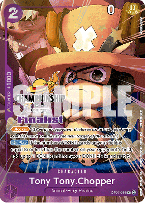 Carte One Piece Tony Tony Chopper OP07-066 R PROMO 2