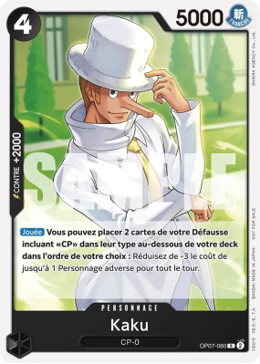 Carte One Piece Kaku OP07-080 R PROMO 1