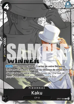 Carte One Piece Kaku OP07-080 R PROMO 2