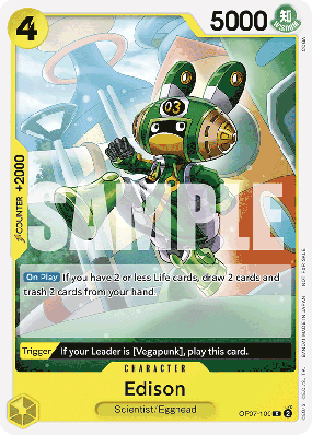 Carte One Piece Edison OP07-100 C PROMO 1