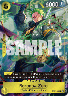 Carte One Piece Roronoa Zoro OP07-113 UC PROMO