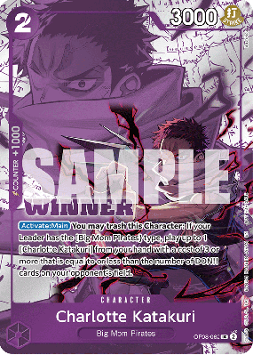 Carte One Piece Charlotte Katakuri OP08-062 UC PROMO 2