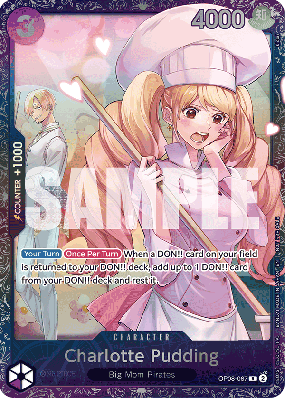 Carte One Piece Charlotte Pudding OP08-067 R PROMO