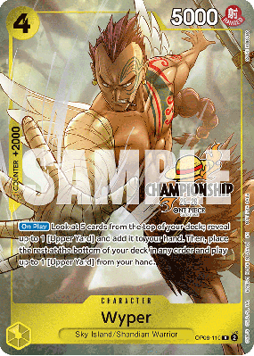 Carte One Piece Wiper OP08-110 R PROMO 3
