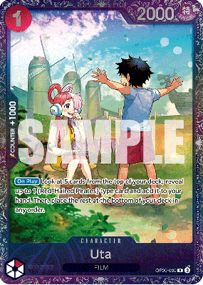 Carte One Piece Uta OP09-002 R PROMO