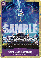 Carte One Piece Gum-Gum Lightning OP09-077 UC PROMO
