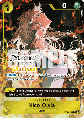 Carte One Piece Nico Olvia OP09-106 C PROMO 3