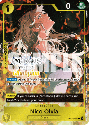 Carte One Piece Nico Olvia OP09-106 C PROMO 6