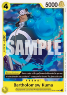 Carte One Piece Bartholomew Kuma OP09-108 UC PROMO 1