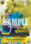 Carte One Piece Bartholomew Kuma OP09-108 UC PROMO 2