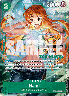 Carte One Piece Nami OP10-033 UC PROMO 1