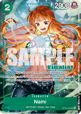 Carte One Piece Nami OP10-033 UC PROMO 2