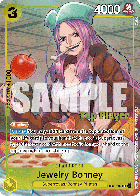 Carte One Piece Jewelry Bonney OP10-107 UC PROMO 1