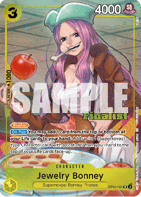 Carte One Piece Jewelry Bonney OP10-107 UC PROMO 2