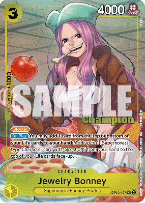 Carte One Piece Jewelry Bonney OP10-107 UC PROMO 3
