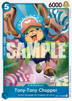 Carte One Piece Tony-Tony Chopper OP11-053 UC PROMO
