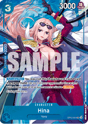 Carte One Piece Hina OP12-051 UC PROMO