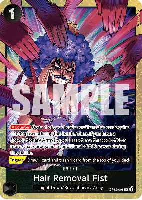Carte One Piece Hair Removal Fist OP12-098 UC PROMO