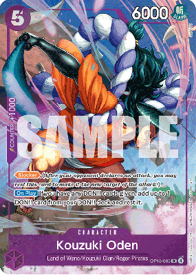 Carte One Piece Kouzuki Oden OP13-063 UC PROMO
