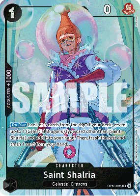 Carte One Piece Saint Shalria OP13-086 UC PROMO