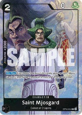 Carte One Piece Saint Mjosgard OP13-092 C PROMO