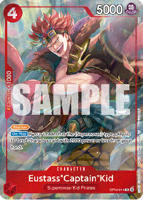 Carte One Piece Eustass "Captain" Kidd OP14-014 R PROMO 3