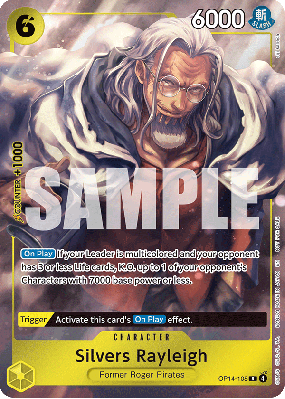 Carte One Piece Silvers Rayleigh OP14-108 R PROMO 2