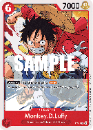 Carte One Piece Monkey D. Luffy P-001 P PROMO 2