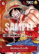 Carte One Piece Monkey D. Luffy P-001 P PROMO 7