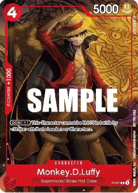 Carte One Piece Monkey D. Luffy P-007 P PROMO