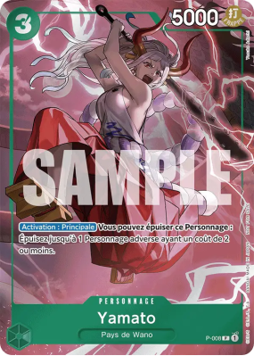 Carte One Piece Yamato P-008 P PROMO