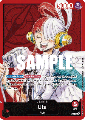 Carte One Piece Uta P-011 L PROMO 1