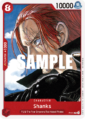 Carte One Piece Shanks P-016 P PROMO 1