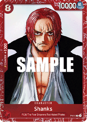Carte One Piece Shanks P-016 P PROMO 2