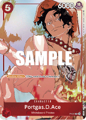 Carte One Piece Portgas D. Ace P-028 P PROMO 2