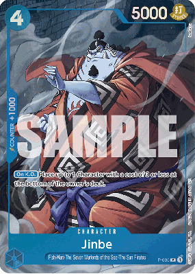 Carte One Piece Jinbe P-030 P PROMO 2