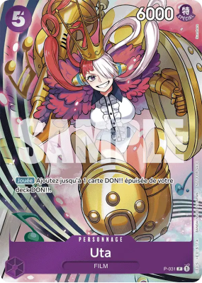 Carte One Piece Uta P-031 P PROMO 1