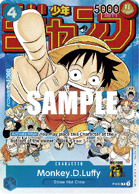 Carte One Piece Monkey D. Luffy P-033 P PROMO