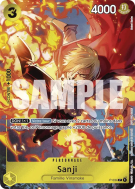 Carte One Piece Sanji P-034 P PROMO