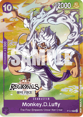 Carte One Piece Monkey D. Luffy P-041 P PROMO 2